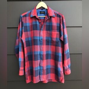Vintage Sears - The Men’s Store - Plaid button down Shirt  - made in Canada - M